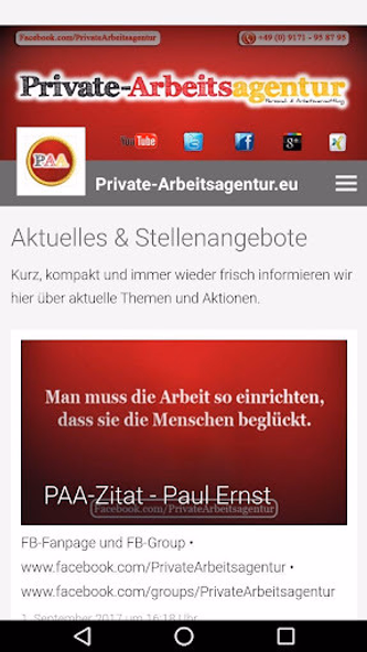 Private-Arbeitsagentur.eu Screenshot 2 - AppWisp.com Private-Arbeitsagentur.eu Screenshot 2 - AppWisp.com
