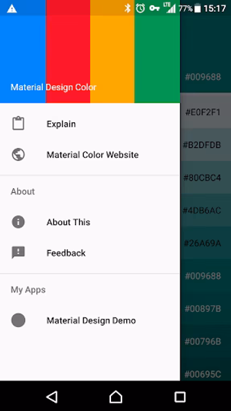 Material Design Color Screenshot 3 - AppWisp.com Material Design Color Screenshot 3 - AppWisp.com