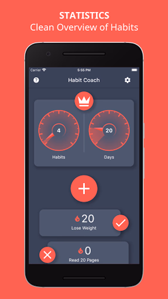 Habit Coach - Track new Habits Screenshot 1 - AppWisp.com Habit Coach - Track new Habits Screenshot 1 - AppWisp.com