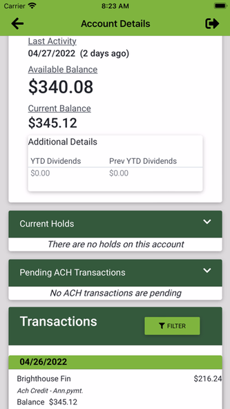 Front Royal FCU Mobile App Screenshot 3 - AppWisp.com Front Royal FCU Mobile App Screenshot 3 - AppWisp.com