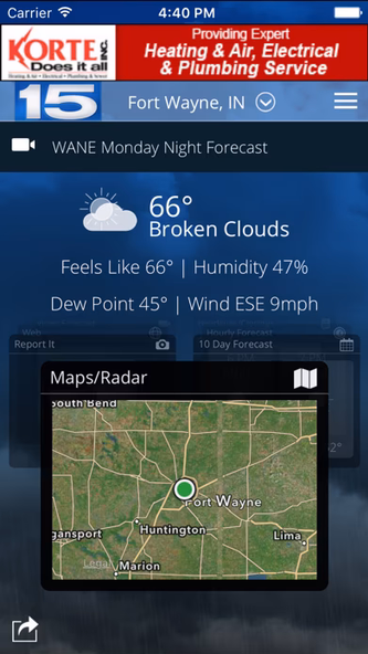 WANE WX Screenshot 1 - AppWisp.com WANE WX Screenshot 1 - AppWisp.com