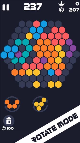 Hexa 1010 :Fill Hexagon Blocks Screenshot 1 - AppWisp.com Hexa 1010 :Fill Hexagon Blocks Screenshot 1 - AppWisp.com