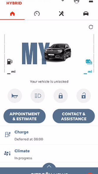 MyCitroën Screenshot 2 - AppWisp.com MyCitroën Screenshot 2 - AppWisp.com
