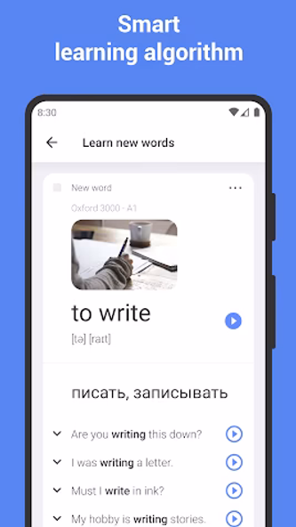 ReWord: Learn English Language Screenshot 1 - AppWisp.com ReWord: Learn English Language Screenshot 1 - AppWisp.com