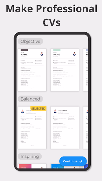 My Resume: Quick and Easy Screenshot 1 - AppWisp.com My Resume: Quick and Easy Screenshot 1 - AppWisp.com