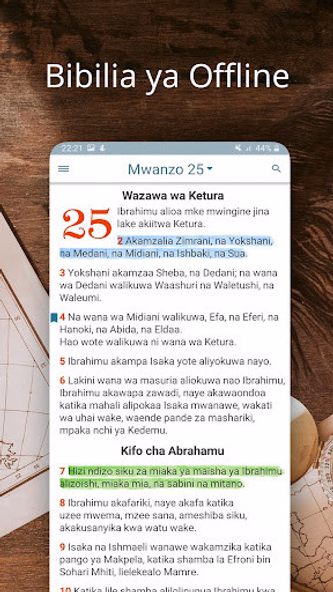 Biblia Takatifu, Swahili Bible Screenshot 1 - AppWisp.com Biblia Takatifu, Swahili Bible Screenshot 1 - AppWisp.com