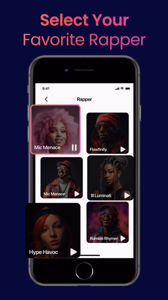 AI Song Generator, Cover & Rap Screenshot 4 - AppWisp.com AI Song Generator, Cover & Rap Screenshot 4 - AppWisp.com
