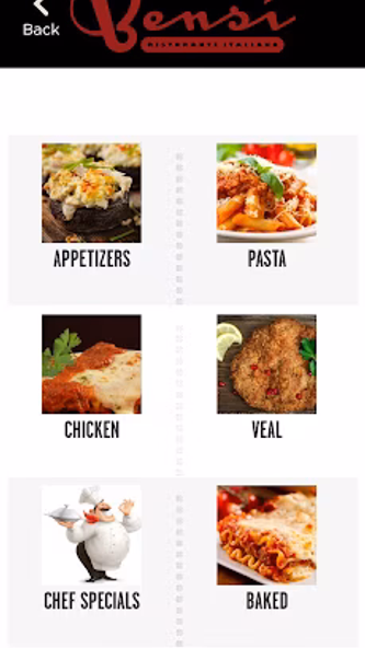 Bensi Ristorante Italiano Screenshot 3 - AppWisp.com Bensi Ristorante Italiano Screenshot 3 - AppWisp.com