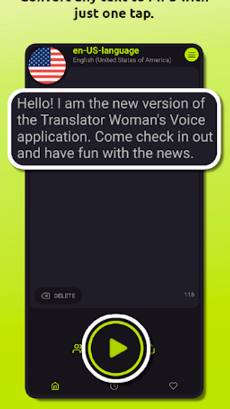 Translator Woman's Voice - TTS Screenshot 2 - AppWisp.com Translator Woman's Voice - TTS Screenshot 2 - AppWisp.com