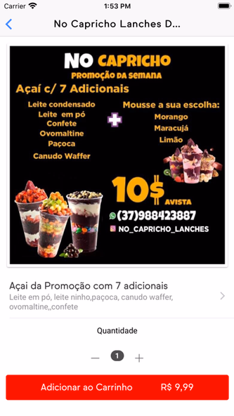 No Capricho Lanches Delivery Screenshot 4 - AppWisp.com No Capricho Lanches Delivery Screenshot 4 - AppWisp.com