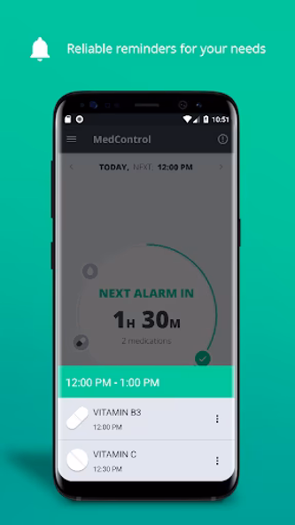 MedControl Pill Reminder Screenshot 2 - AppWisp.com MedControl Pill Reminder Screenshot 2 - AppWisp.com
