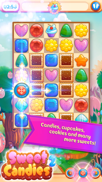 Sweet Candies 2: Match 3 Games Screenshot 2 - AppWisp.com Sweet Candies 2: Match 3 Games Screenshot 2 - AppWisp.com