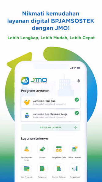 JMO (Jamsostek Mobile) Screenshot 1 - AppWisp.com JMO (Jamsostek Mobile) Screenshot 1 - AppWisp.com