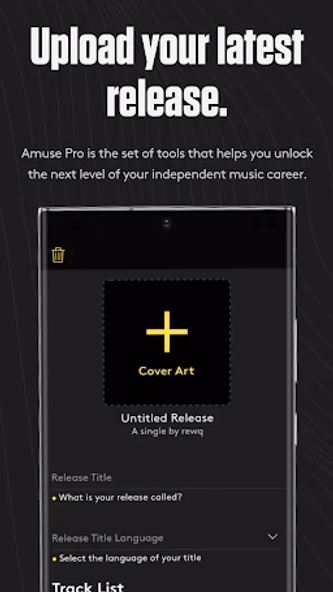 Amuse Music Distribution Screenshot 2 - AppWisp.com Amuse Music Distribution Screenshot 2 - AppWisp.com