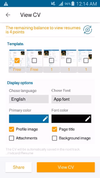 Resume - CV Editor Screenshot 1 - AppWisp.com Resume - CV Editor Screenshot 1 - AppWisp.com