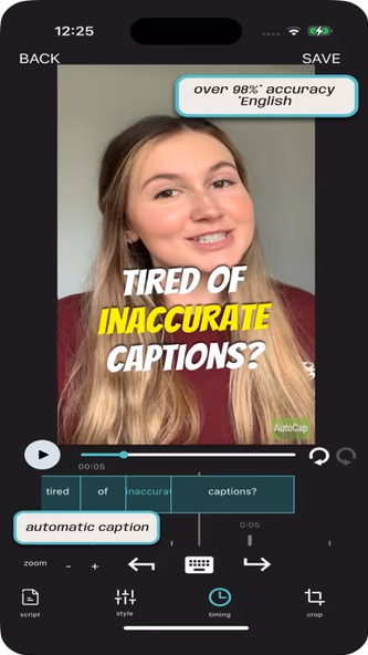 AutoCap: Auto Video Captions Screenshot 1 - AppWisp.com AutoCap: Auto Video Captions Screenshot 1 - AppWisp.com