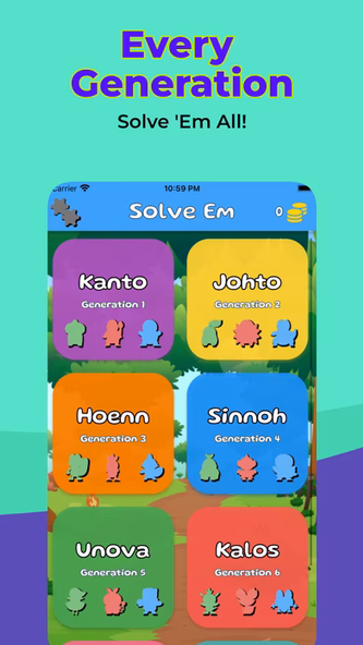 Solve Em All - Pokemon Quiz Screenshot 4 - AppWisp.com Solve Em All - Pokemon Quiz Screenshot 4 - AppWisp.com