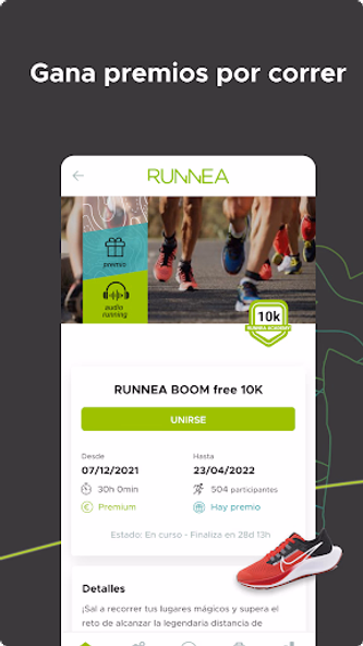 Runnea: running training Screenshot 4 - AppWisp.com Runnea: running training Screenshot 4 - AppWisp.com