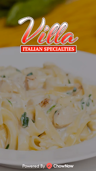 Villa Italian Specialties Screenshot 1 - AppWisp.com Villa Italian Specialties Screenshot 1 - AppWisp.com