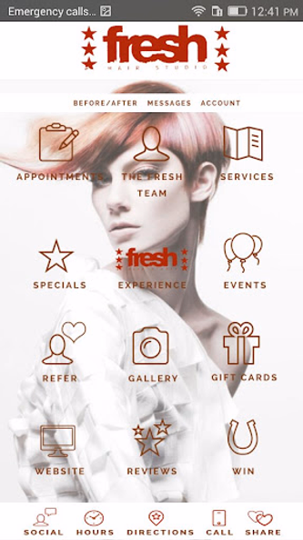 Fresh Hair Studio Screenshot 2 - AppWisp.com Fresh Hair Studio Screenshot 2 - AppWisp.com