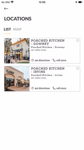 Poached Neighborhood Kitchen Screenshot 2 - AppWisp.com Poached Neighborhood Kitchen Screenshot 2 - AppWisp.com