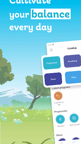 Mindfulness with Petit BamBou Screenshot 1 - AppWisp.com Mindfulness with Petit BamBou Screenshot 1 - AppWisp.com
