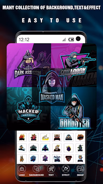 Logo Esport Maker - Create Gam Screenshot 4 - AppWisp.com Logo Esport Maker - Create Gam Screenshot 4 - AppWisp.com