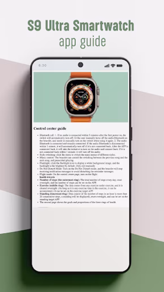 S9 Ultra Smartwatch app guide Screenshot 4 - AppWisp.com