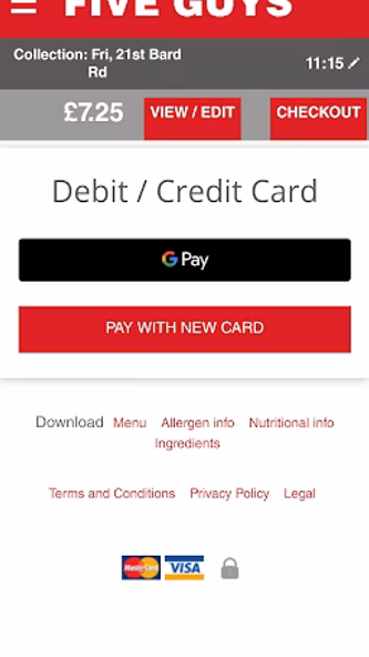 Five Guys Screenshot 4 - AppWisp.com Five Guys Screenshot 4 - AppWisp.com