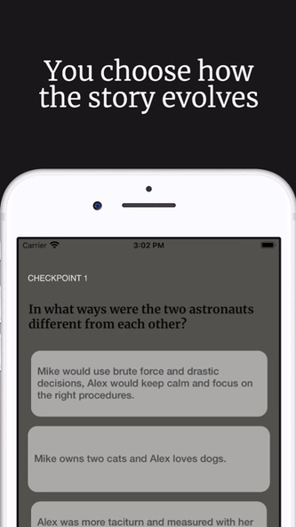 ShortReads: Interactive Story Screenshot 3 - AppWisp.com ShortReads: Interactive Story Screenshot 3 - AppWisp.com