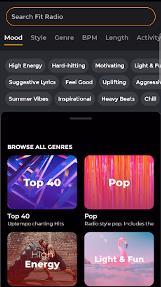 Orangetheory Radio Screenshot 4 - AppWisp.com Orangetheory Radio Screenshot 4 - AppWisp.com
