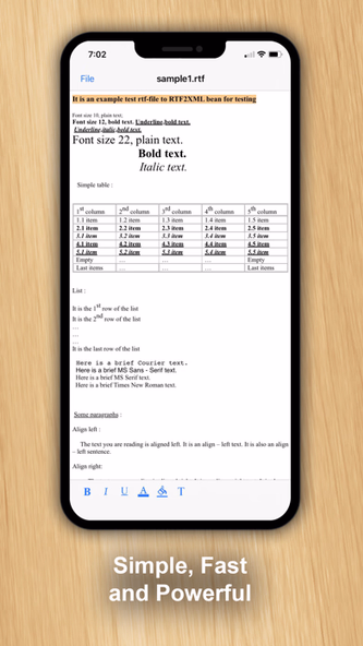 TextEditor : Rich Text Editor Screenshot 1 - AppWisp.com