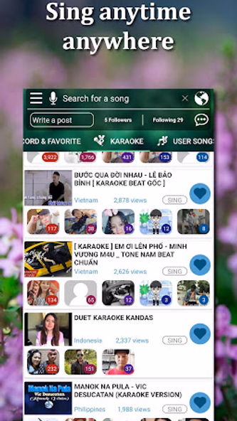 Sing karaoke record karaoke Screenshot 1 - AppWisp.com Sing karaoke record karaoke Screenshot 1 - AppWisp.com