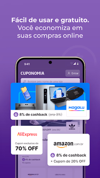 Cuponomia: Cupons e Cashback Screenshot 2 - AppWisp.com Cuponomia: Cupons e Cashback Screenshot 2 - AppWisp.com