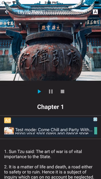Sun Tzu's Art of War Screenshot 1 - AppWisp.com Sun Tzu's Art of War Screenshot 1 - AppWisp.com