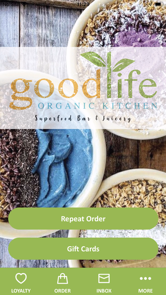 GoodLife Organic Kitchen Screenshot 1 - AppWisp.com GoodLife Organic Kitchen Screenshot 1 - AppWisp.com