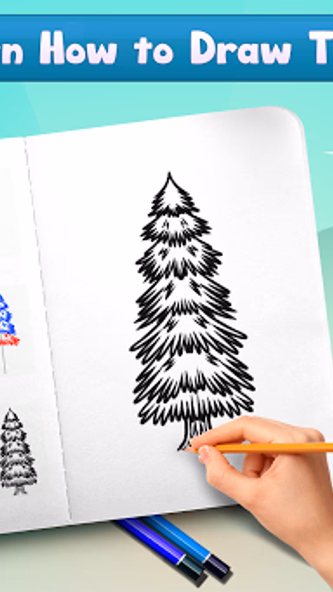 Learn to Draw Trees Screenshot 1 - AppWisp.com Learn to Draw Trees Screenshot 1 - AppWisp.com