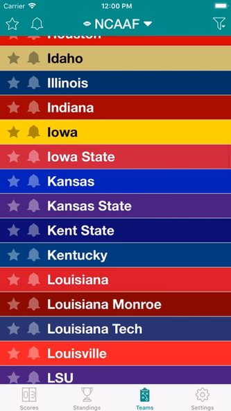 Sports Scores and Schedules Screenshot 4 - AppWisp.com Sports Scores and Schedules Screenshot 4 - AppWisp.com