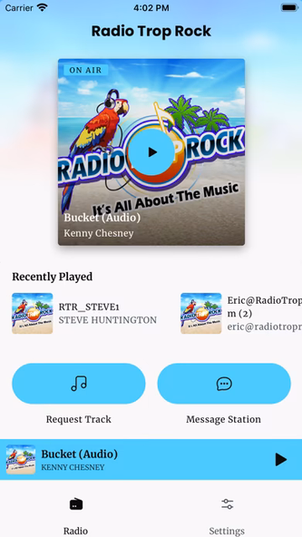 RadioTropRock Screenshot 1 - AppWisp.com RadioTropRock Screenshot 1 - AppWisp.com