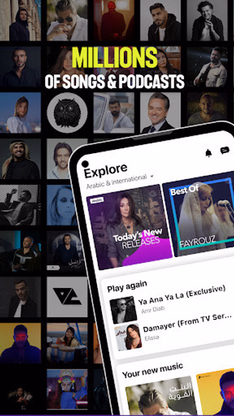 Anghami: Play music & Podcasts Screenshot 2 - AppWisp.com Anghami: Play music & Podcasts Screenshot 2 - AppWisp.com