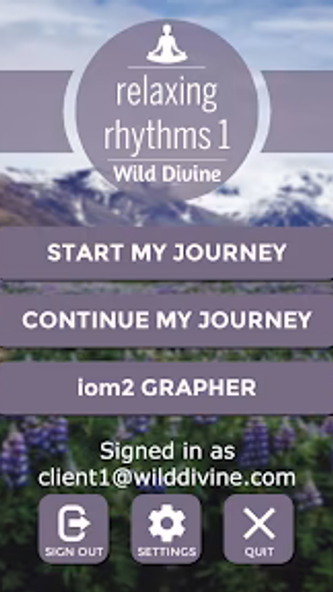 Relaxing Rhythms Wild Divine Screenshot 1 - AppWisp.com Relaxing Rhythms Wild Divine Screenshot 1 - AppWisp.com