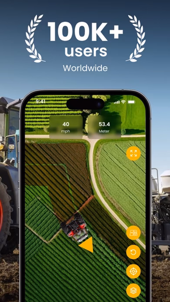 Tractor GPS Field Guidance Screenshot 3 - AppWisp.com Tractor GPS Field Guidance Screenshot 3 - AppWisp.com