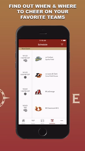 Willamette Bearcats Screenshot 3 - AppWisp.com Willamette Bearcats Screenshot 3 - AppWisp.com