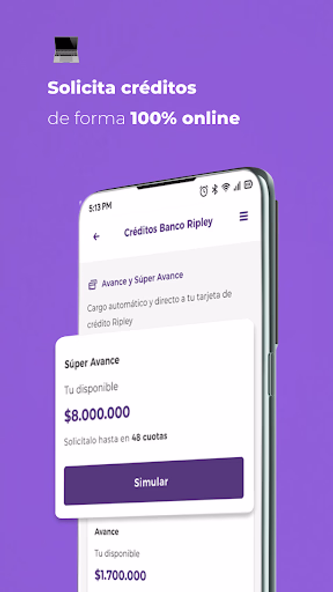 Banco Ripley Chile Screenshot 4 - AppWisp.com Banco Ripley Chile Screenshot 4 - AppWisp.com