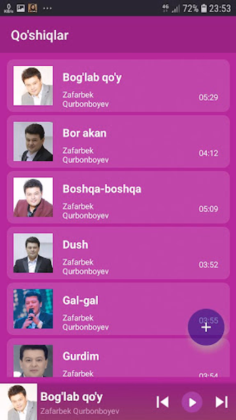 Zafarbek Qurbonboyev qo'shiqla Screenshot 1 - AppWisp.com Zafarbek Qurbonboyev qo'shiqla Screenshot 1 - AppWisp.com
