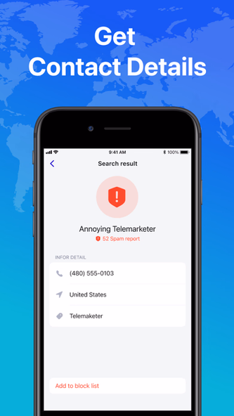 Call Protect Spam Call Blocker Screenshot 3 - AppWisp.com