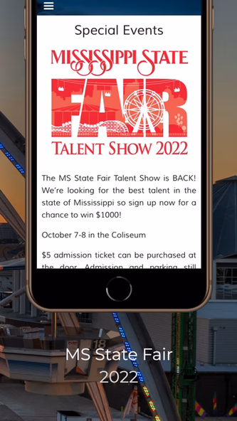 Mississippi State Fair Screenshot 4 - AppWisp.com Mississippi State Fair Screenshot 4 - AppWisp.com