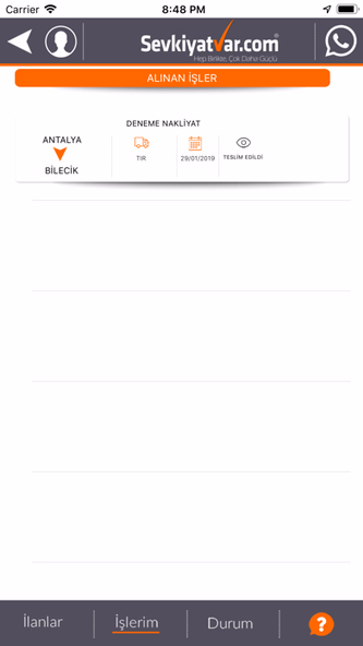 Sevkiyatvar.com Screenshot 2 - AppWisp.com Sevkiyatvar.com Screenshot 2 - AppWisp.com