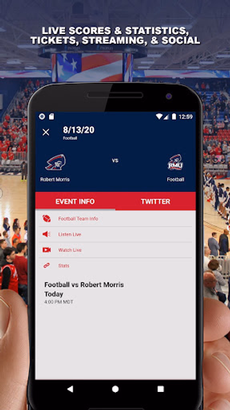 RMU Athletics Gameday Screenshot 3 - AppWisp.com RMU Athletics Gameday Screenshot 3 - AppWisp.com