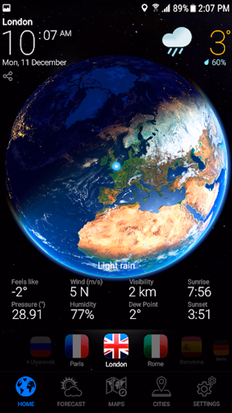 WEATHER NOW Screenshot 1 - AppWisp.com WEATHER NOW Screenshot 1 - AppWisp.com